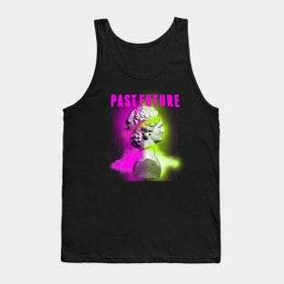 Janus Mythology Vaporwave Pink and Green Tank Top